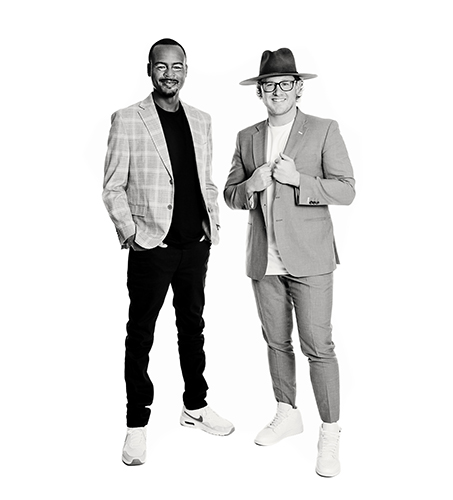Kyle Baseggio and Aaron Williams Team-020bw-500